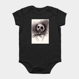 Ansekenamun- Jack Skellington The Nightmare before Christmas tim burton print Baby Bodysuit